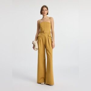 *New* A.L.C. Presley Strapless Cotton Jumpsuit